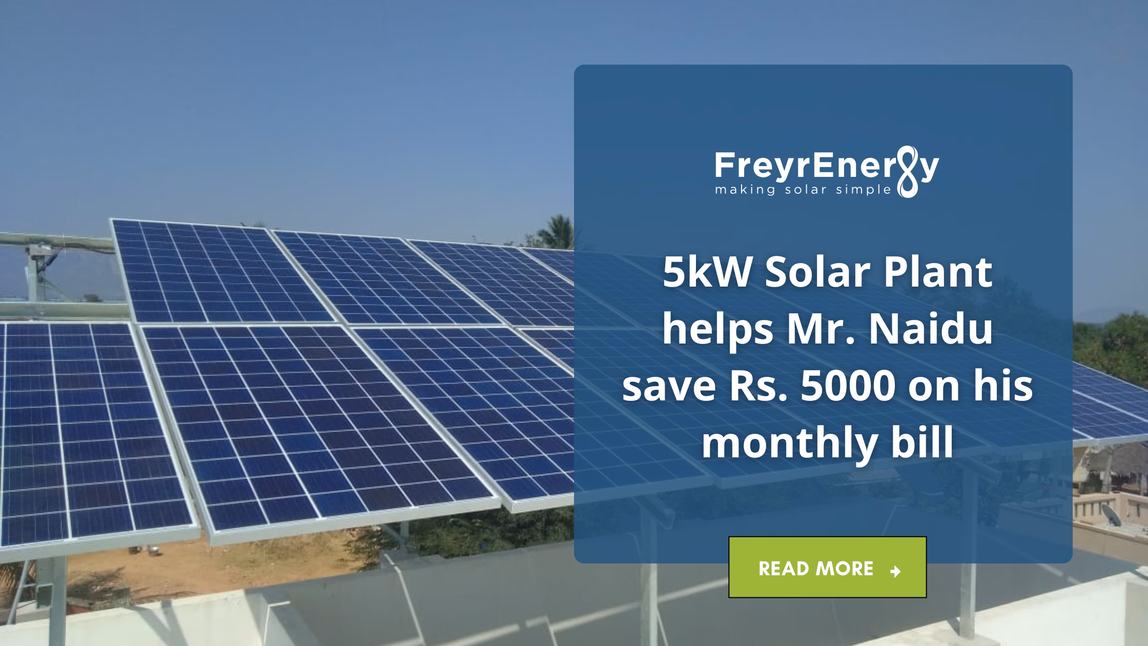 5kW Solar Plant