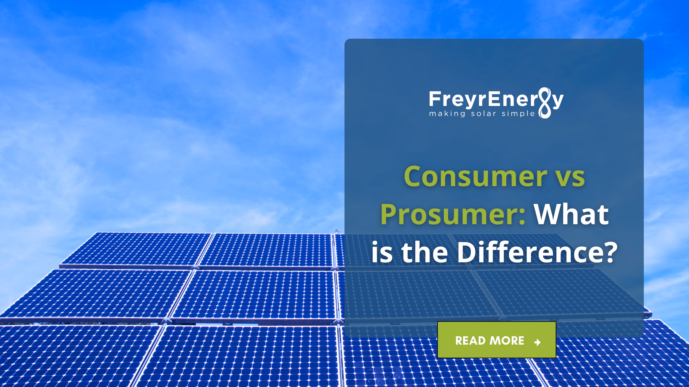 Consumer vs Prosumer