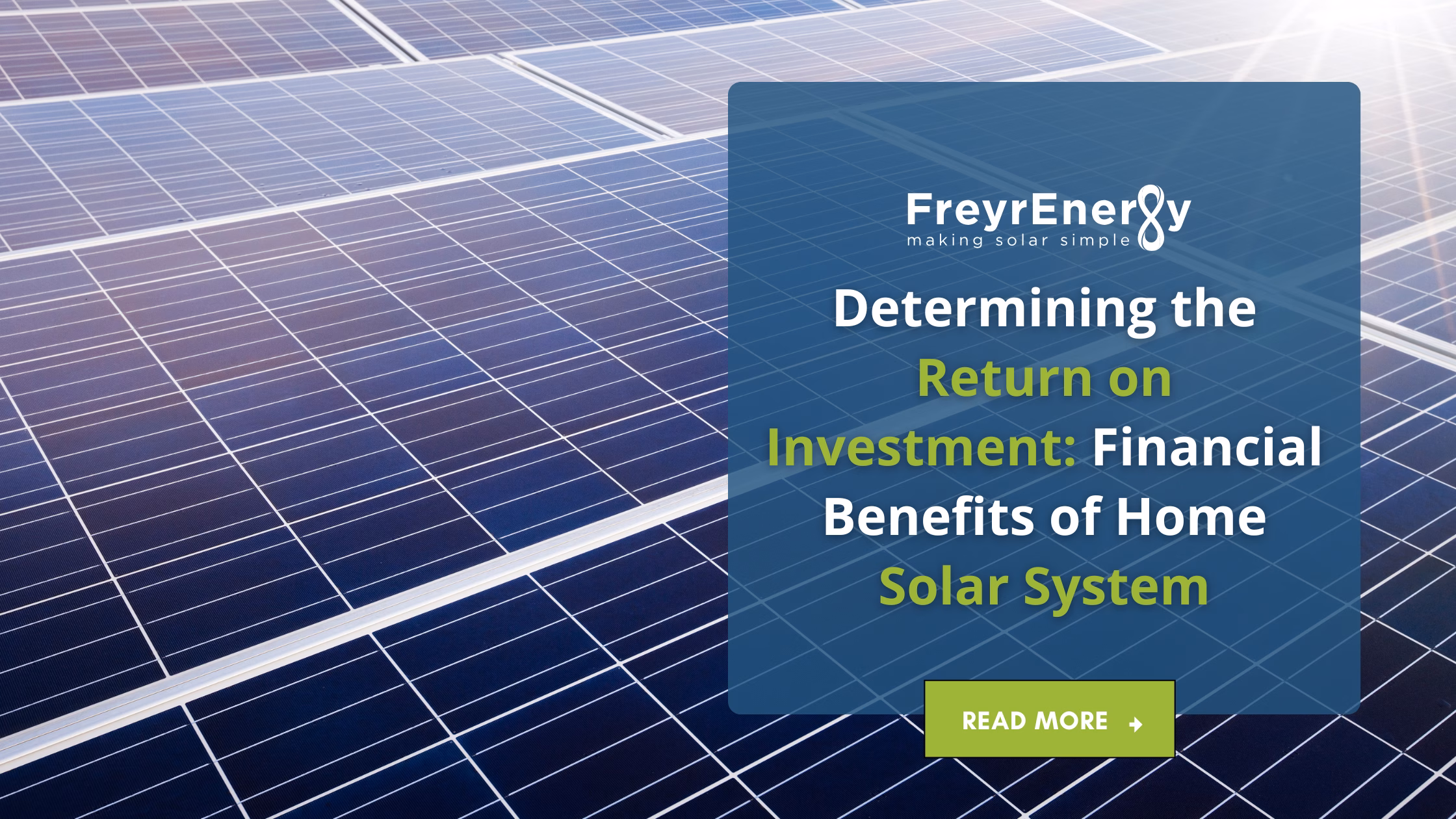 solar roi