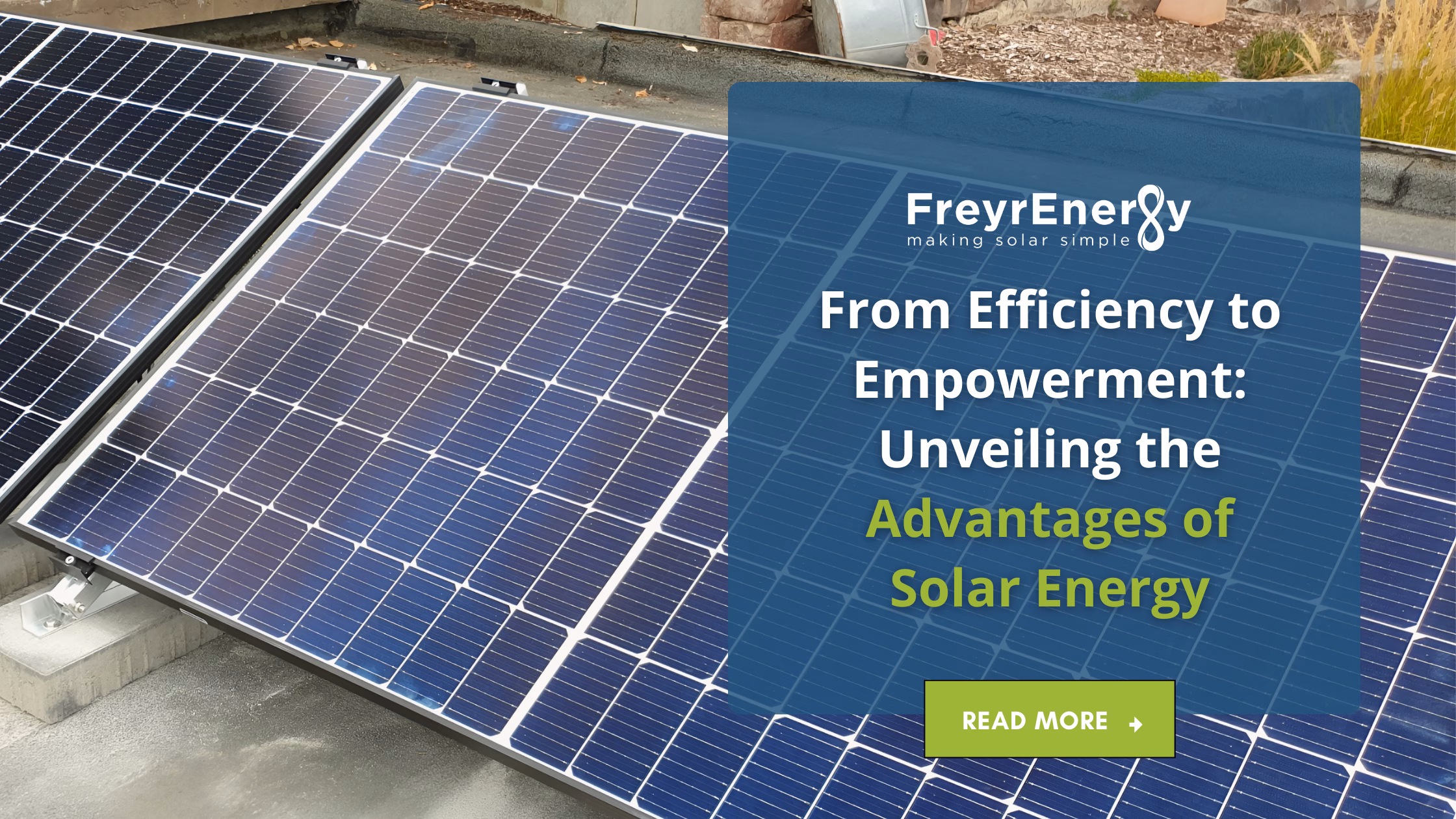 Advantages of Solar Energy