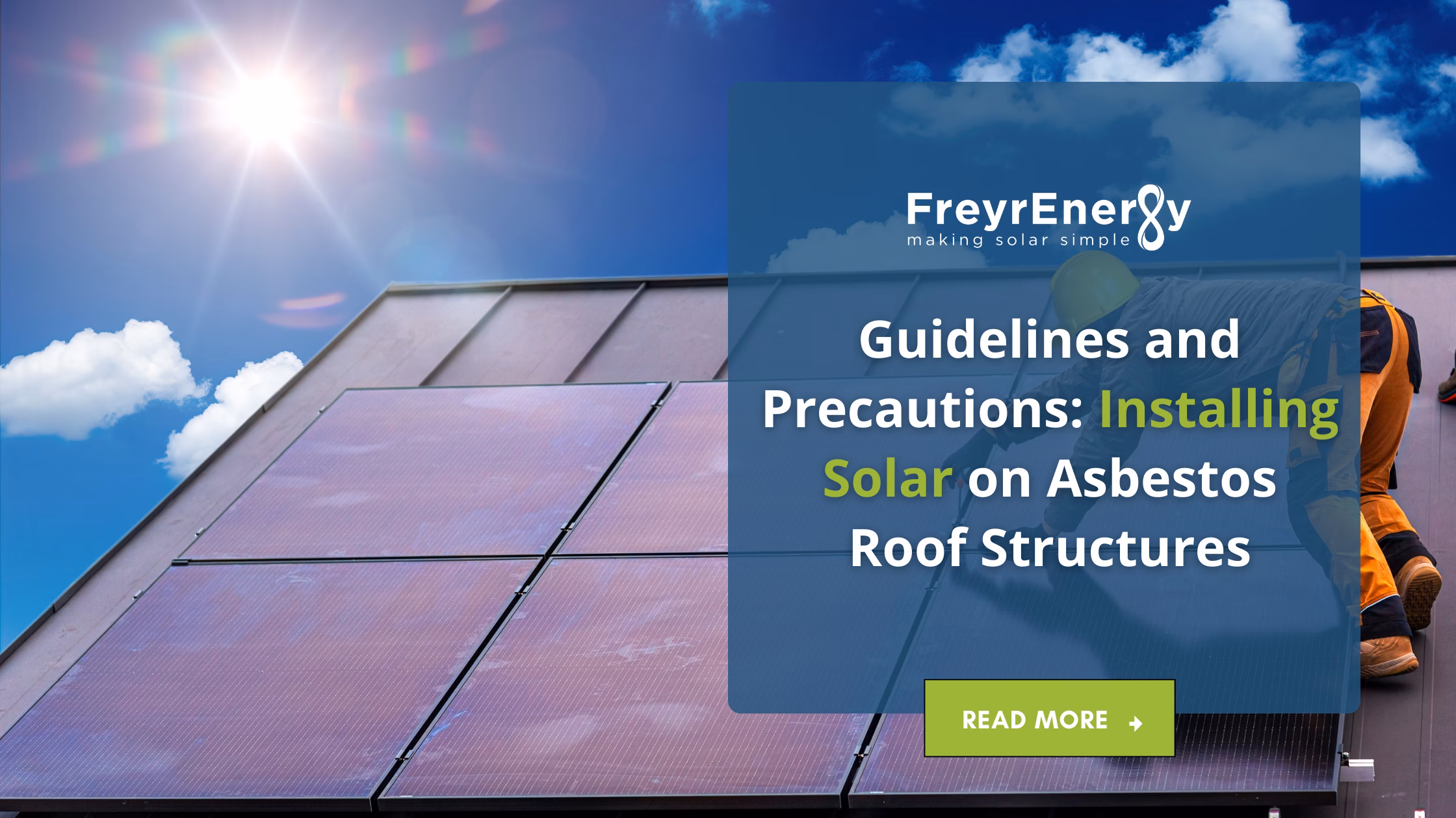 solar panel on roof