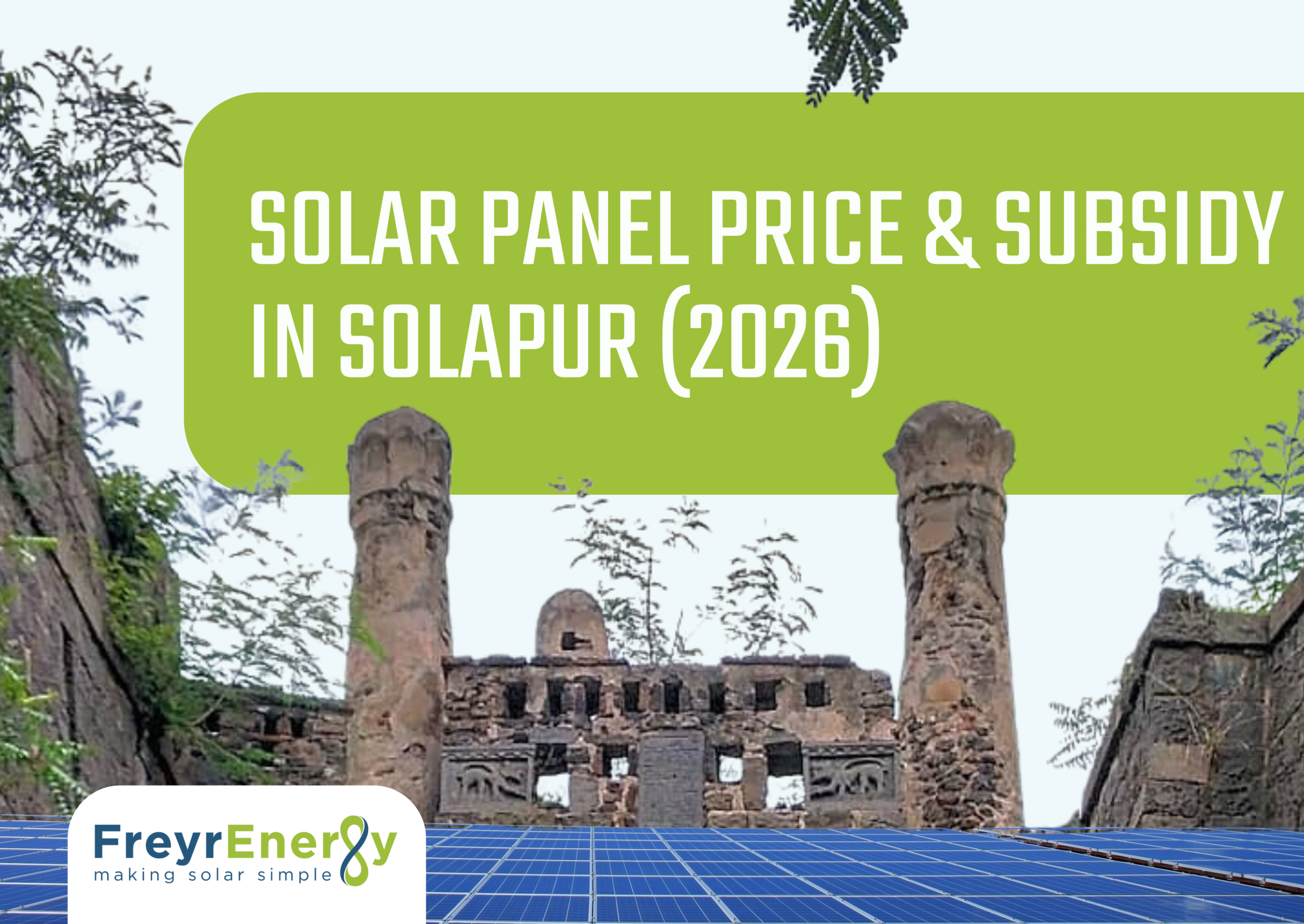 Solar Panel Price & Subsidy in Solapur (2026)