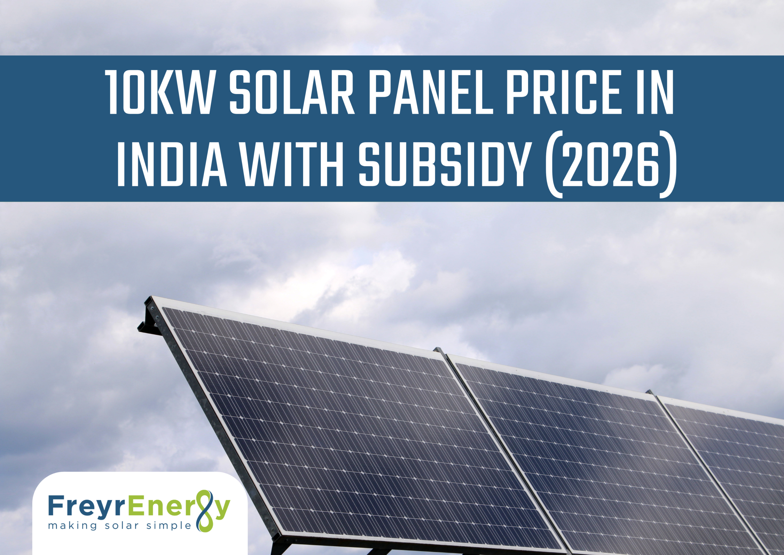 10kW Solar Panel Price in India with Subsidy (2026)