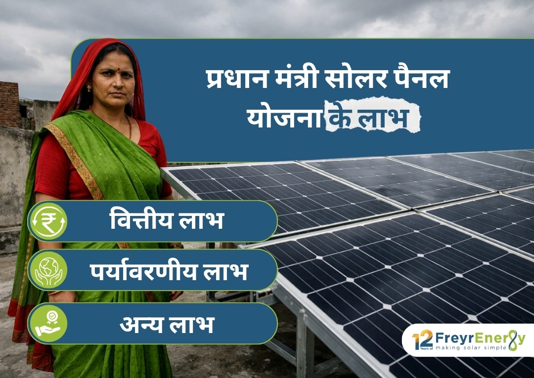 प्रधान मंत्री सोलर पैनल योजना के लाभ 
