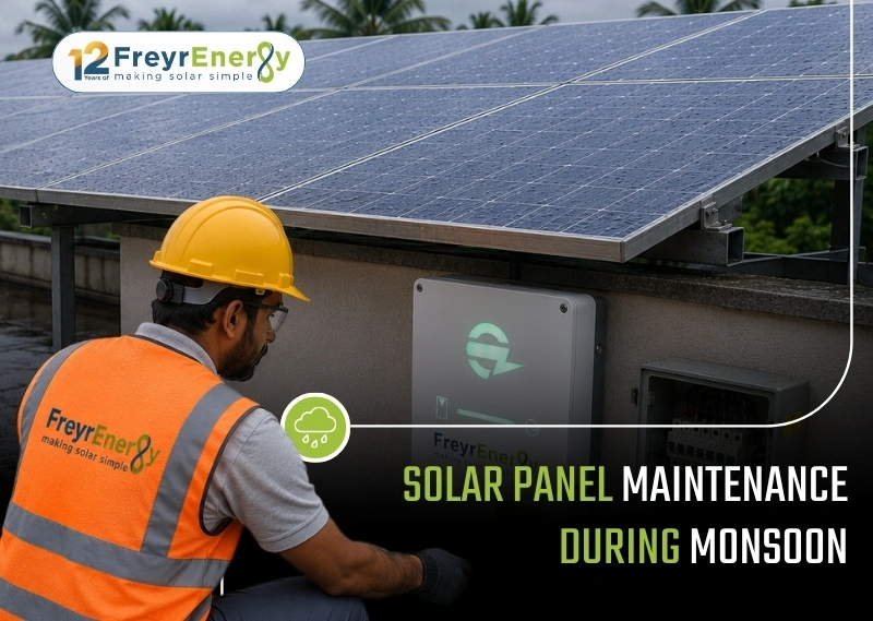 Solar Panel Maintenance During Monsoon