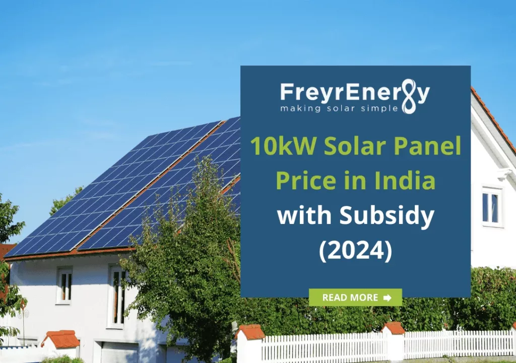 10kW Solar Panel Price in India with Subsidy (2025)
