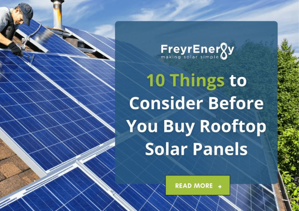10 Things to Consider Before You Buy Rooftop Solar Panels