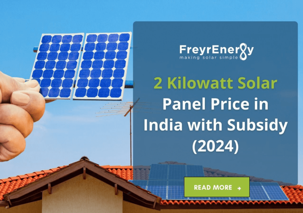 2 Kilowatt Solar Panel Price in India with Subsidy (2025)