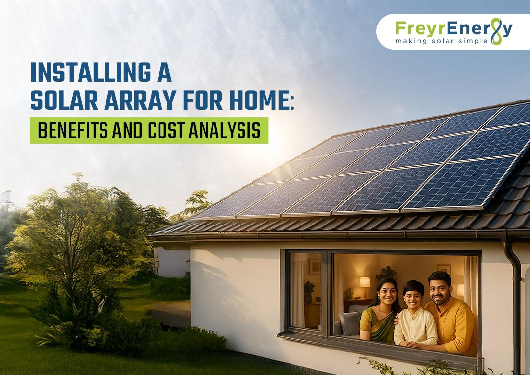 Installing a Solar Array for Home: Benefits and Cost Analysis