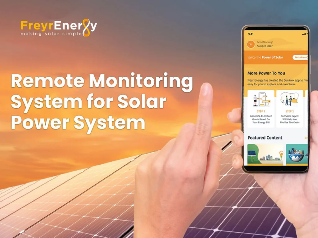 Remote Monitoring System for Solar Power System