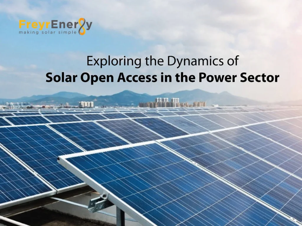 Exploring the Dynamics of Solar Open Access in the Power Sector