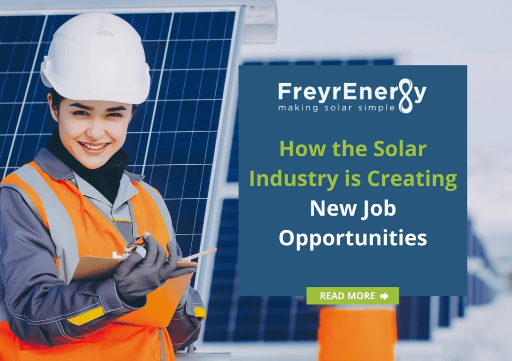 How the Solar Industry is Creating New Job Opportunities