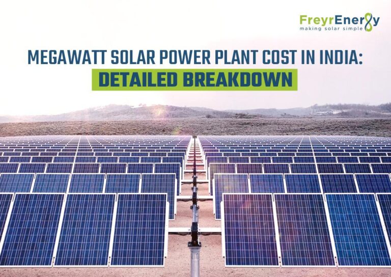 1 Megawatt Solar plant Cost