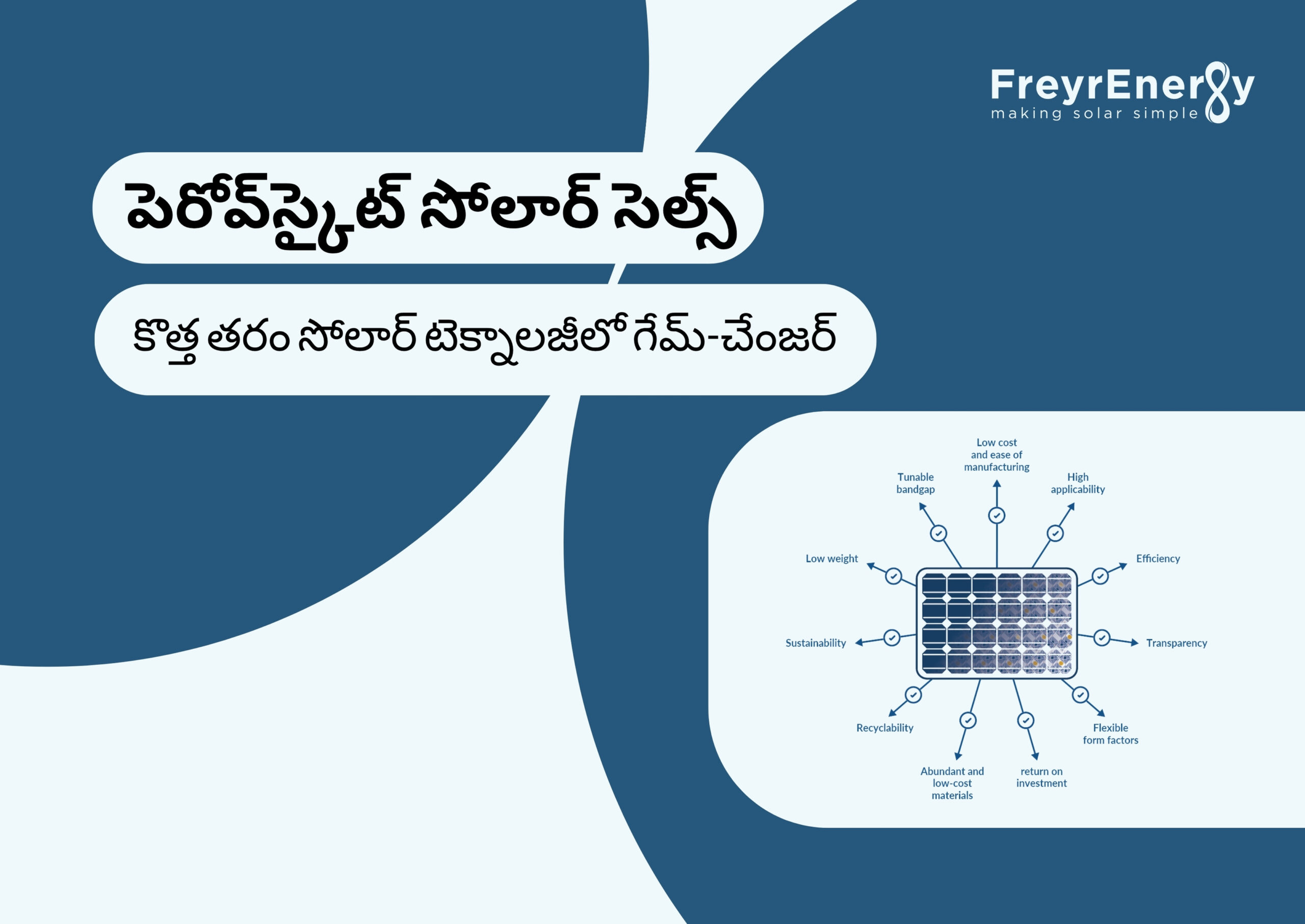 పెరోవ్‌స్కైట్ సోలార్ సెల్స్: కొత్త తరం సోలార్ టెక్నాలజీలో గేమ్-చేంజర్