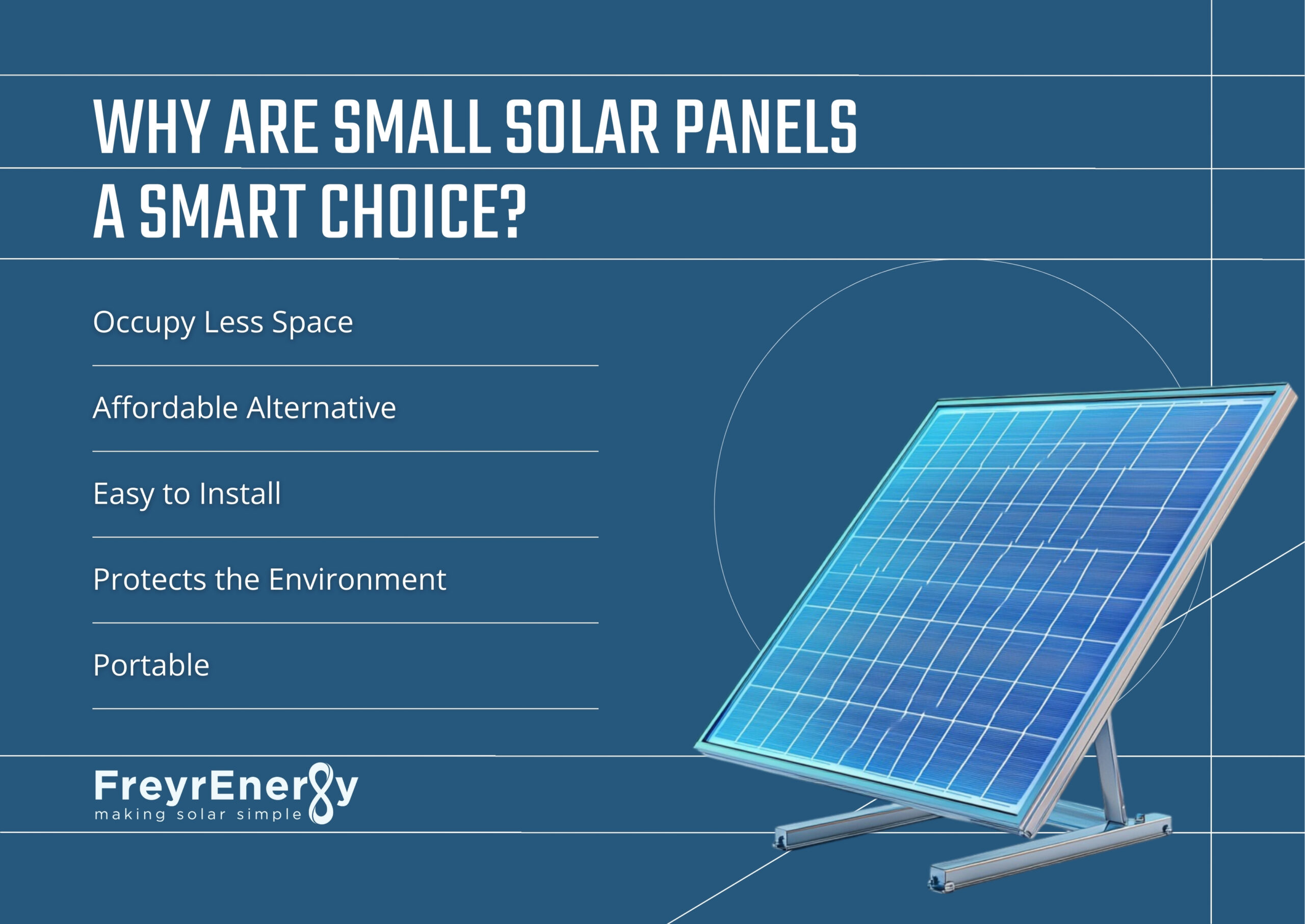 small solar panels a smart choice