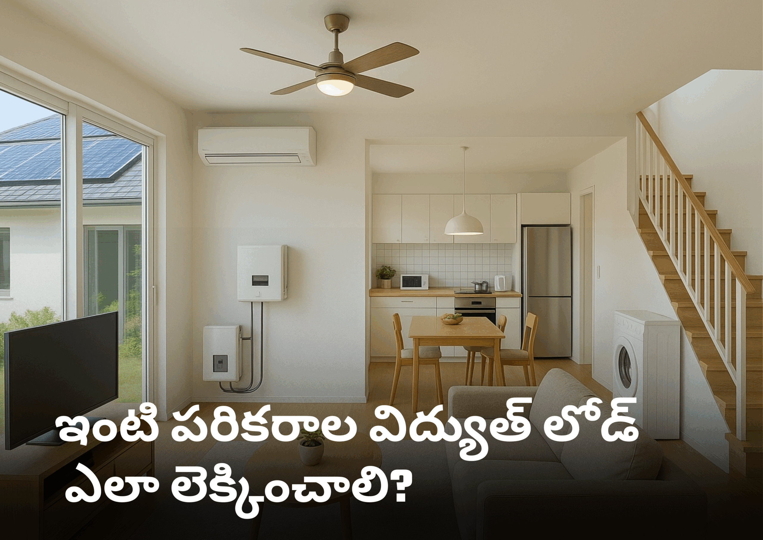 ఇంటి పరికరాల విద్యుత్ లోడ్ ఎలా లెక్కించాలి?