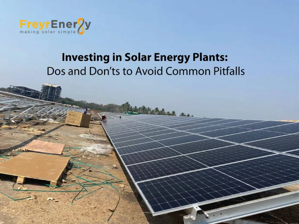 Investing in Solar Energy Plants