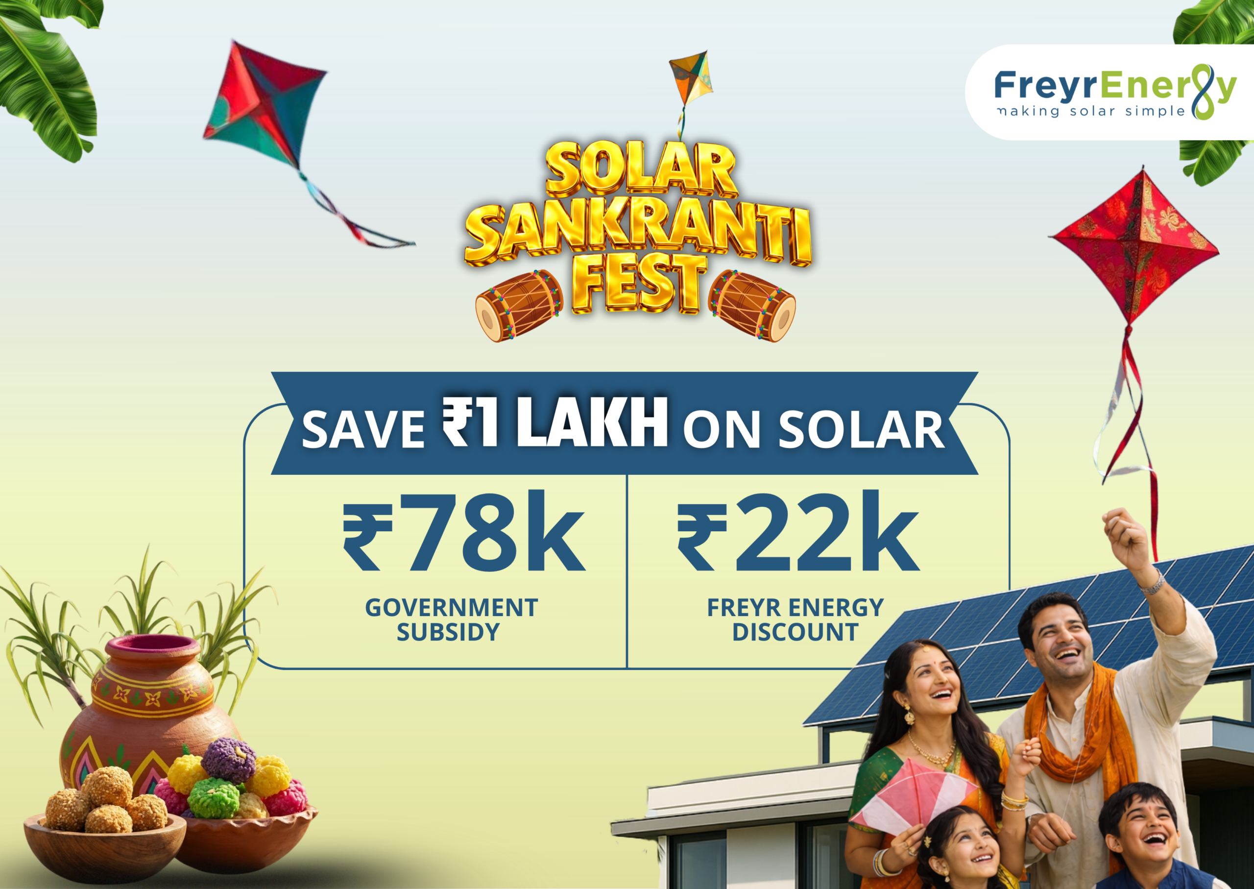 Solar Offers on Sankranthi
