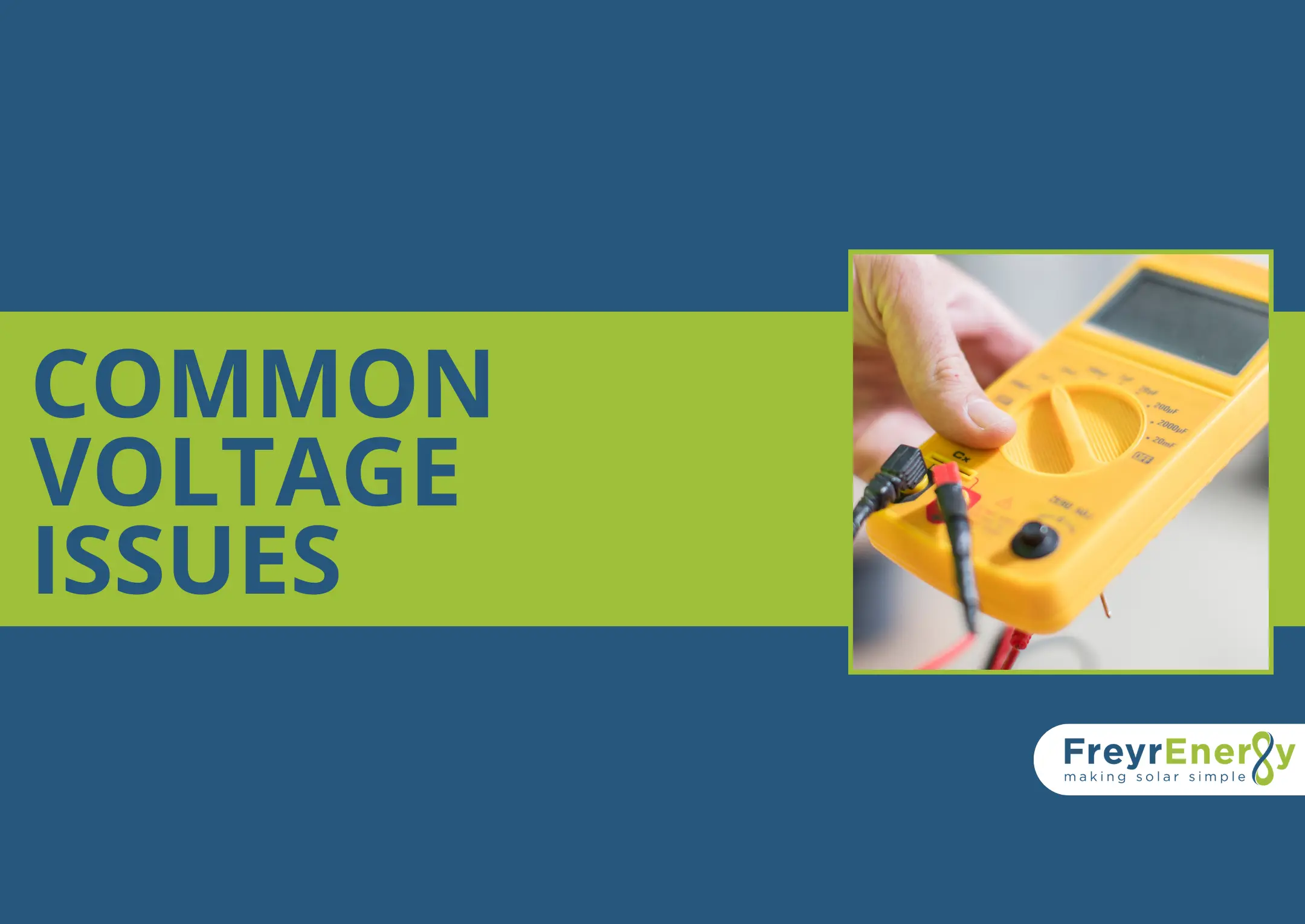 Common Voltage Issues