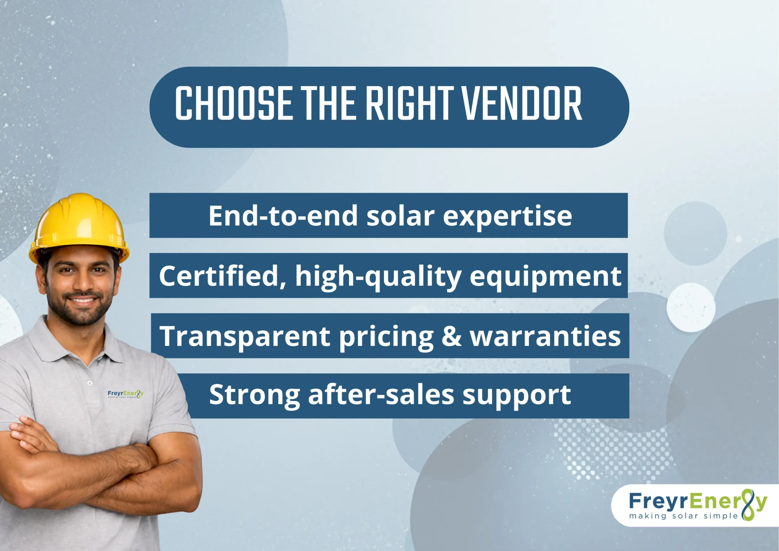 Choose the Right Vendor