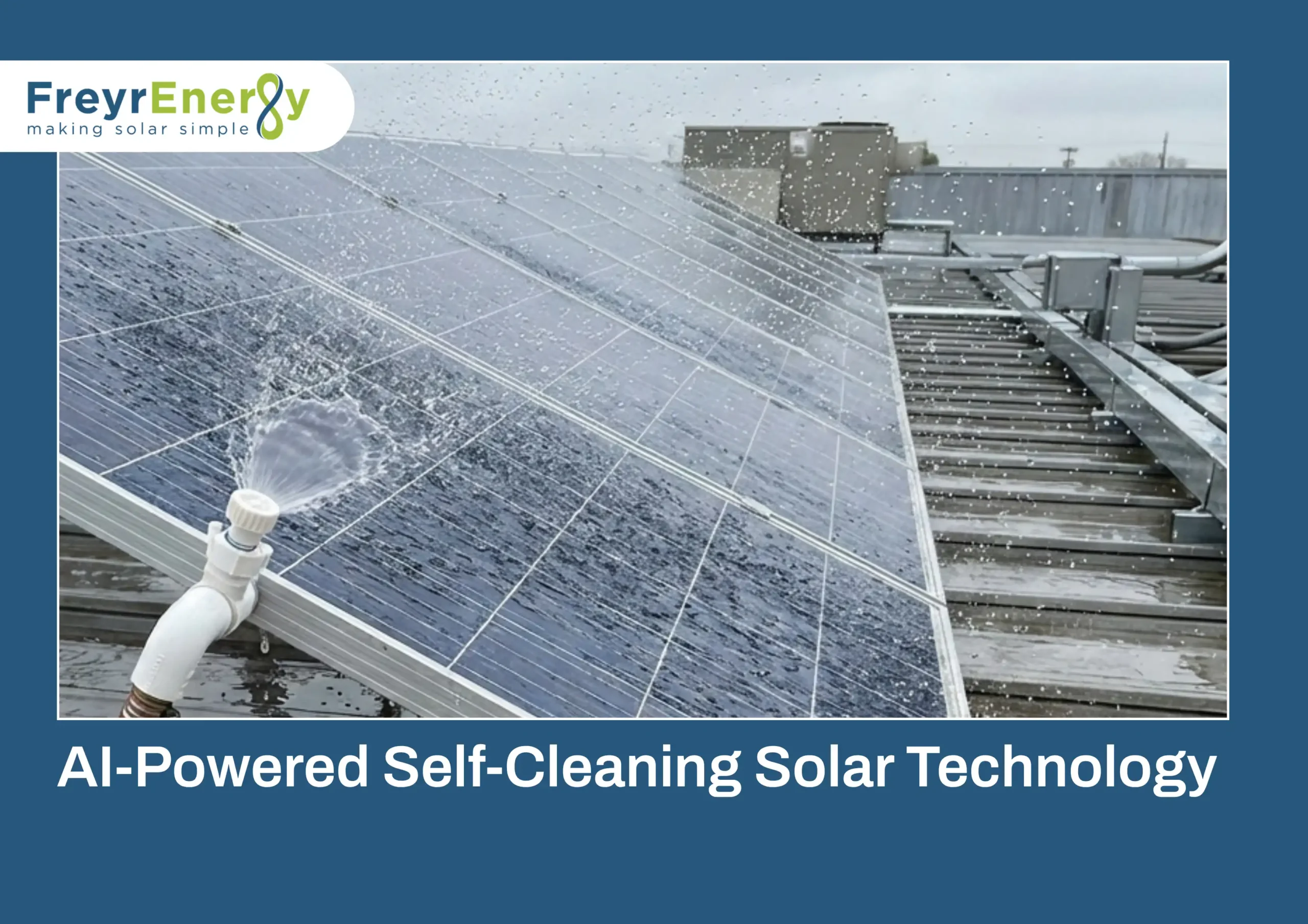 AI-Powered Self-Cleaning Solar Technology