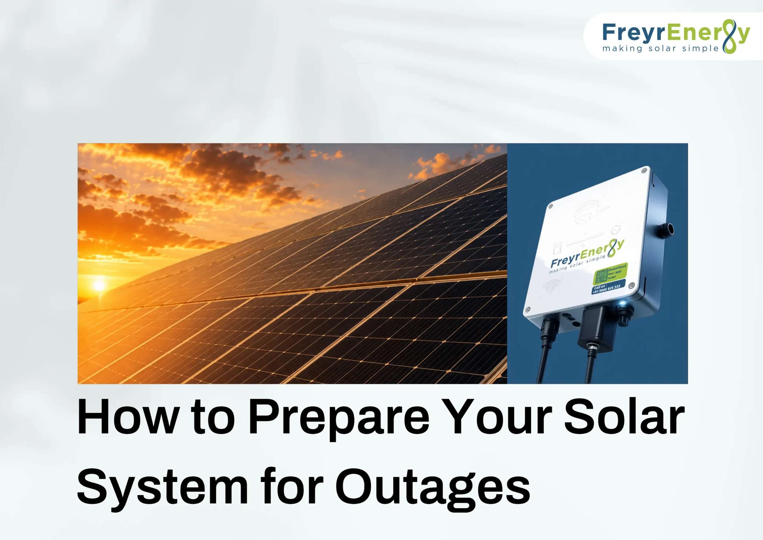 How to Prepare Your Solar System for Outages