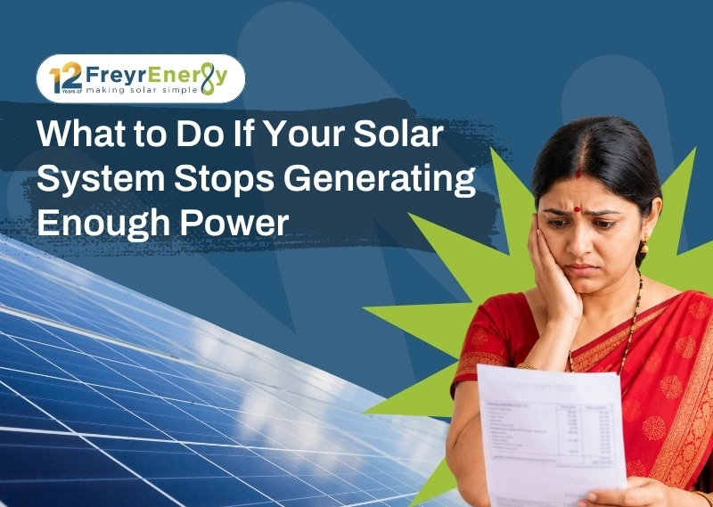 What to Do If Your Solar System Stops Generating Enough Power