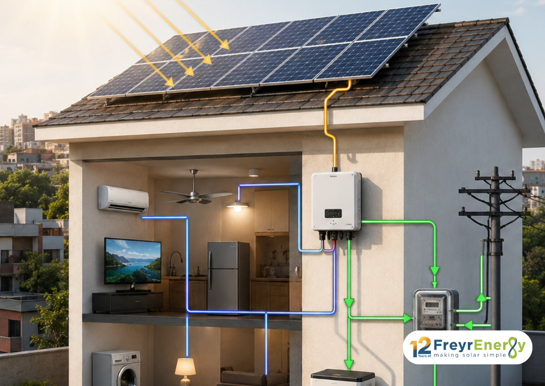 Solar system कैसे काम करता है