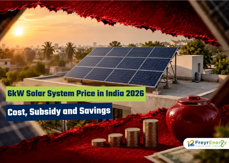 6kW Solar System Price in India 2026: Cost, Subsidy and Savings